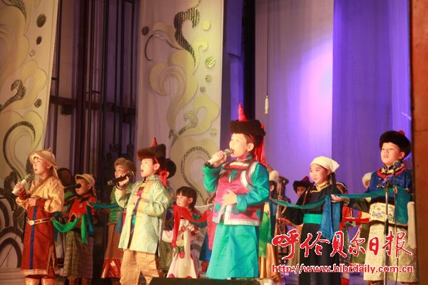 五彩呼倫貝爾兒童唱團天籟童聲唱響蒙古國