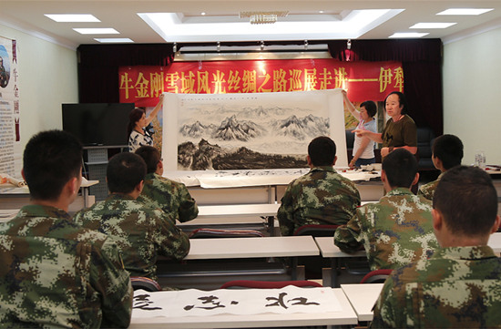 踏马草原 纵情雪域——牛金刚艺术作品丝绸之路巡展走进伊犁