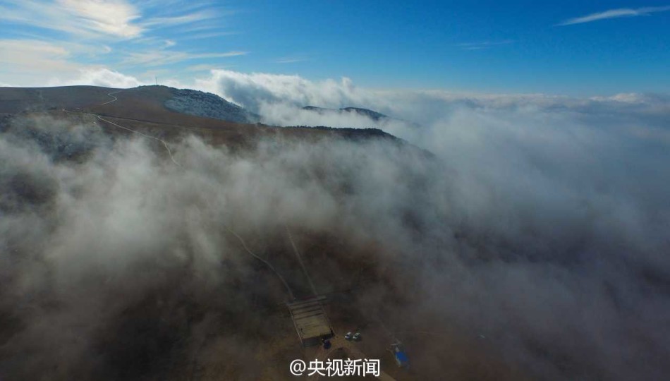 雾凇美景“扮靓”山西中条山