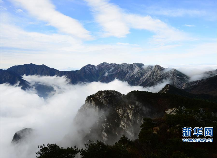 #（美丽中国）（1）庐山现云海雾凇 奇观幻如仙境