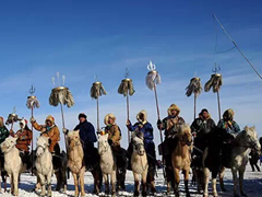 錫盟草原牧民的冬季生活百態